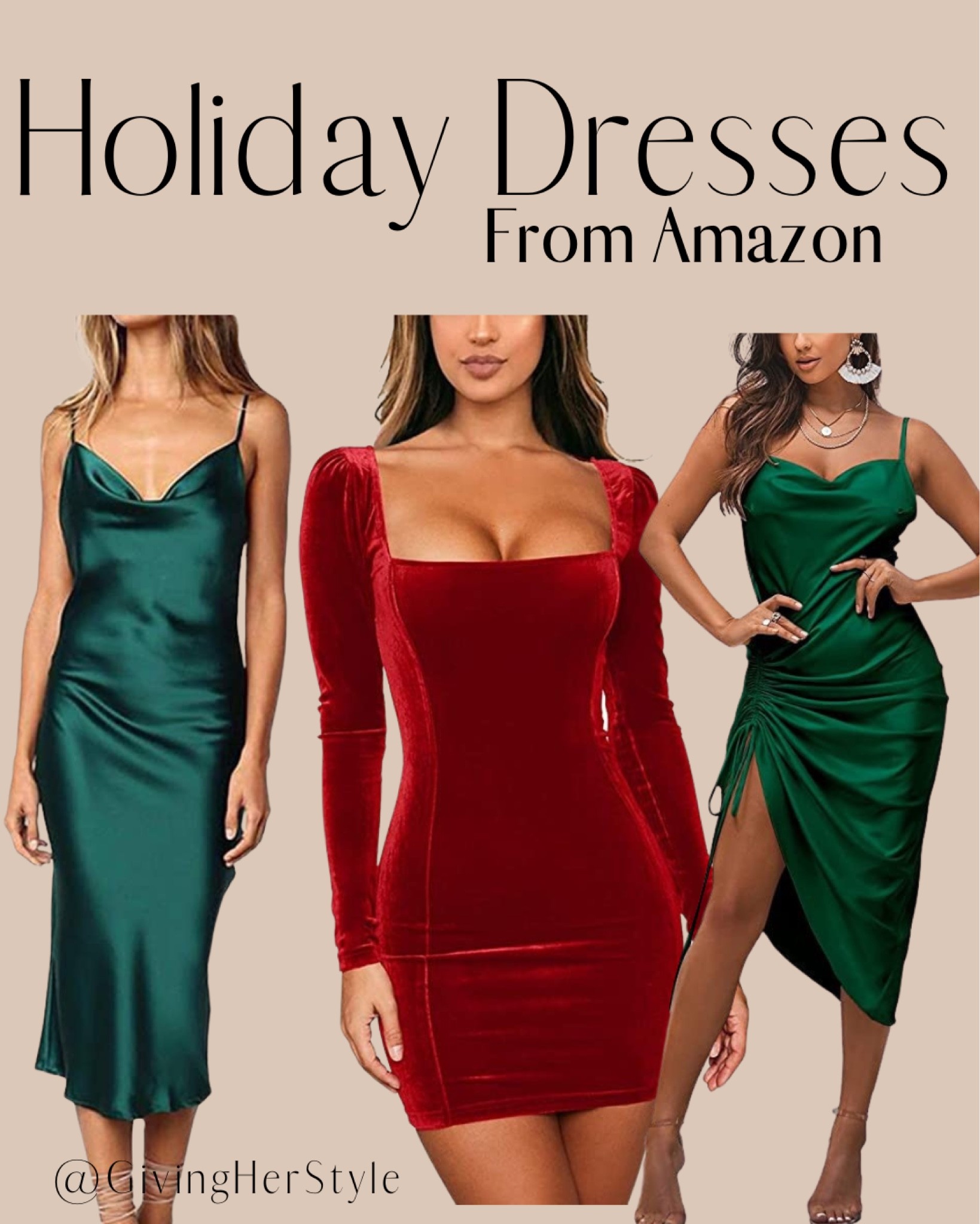 Holiday Dresses from Amazon! 
Christmas, wedding guest, wedding, dress, dresses, wedding guest dresses, Christmas dress, Christmas card pictures, jumpsuit, Christmas outfits, family photos, red dress, Christmas party, Christmas part outfits, holiday outfits, Christmas inspo, holiday inspo, sequins, seasonal, petal and pup, workwear, romper, velvet, pants, wedding guest dress, formal wear, event wear, formal dress, party dress, outfit Inspo, outfit ideas, amazon prime, amazon dresses, amazon dress, amazon wedding guest, amazon thanksgiving outfit, thanksgiving outfit, thanksgiving dress, cocktail dress, sweater dress, formal dress, event wear, event dress, winter wedding, winter dresses, Christmas dresses, amazon Christmas, best of amazon prime. Amazon prime favorites. Amazon fashion. Amazon style, amazon fall fashion. Turtle neck. Wine, black, red. Satin dress, velvet dress. 
#amazon #amazonprime #amazondresses #amazondress #christmas #dress #dresses #holiday 

#LTKHoliday #LTKSeasonal #LTKwedding
