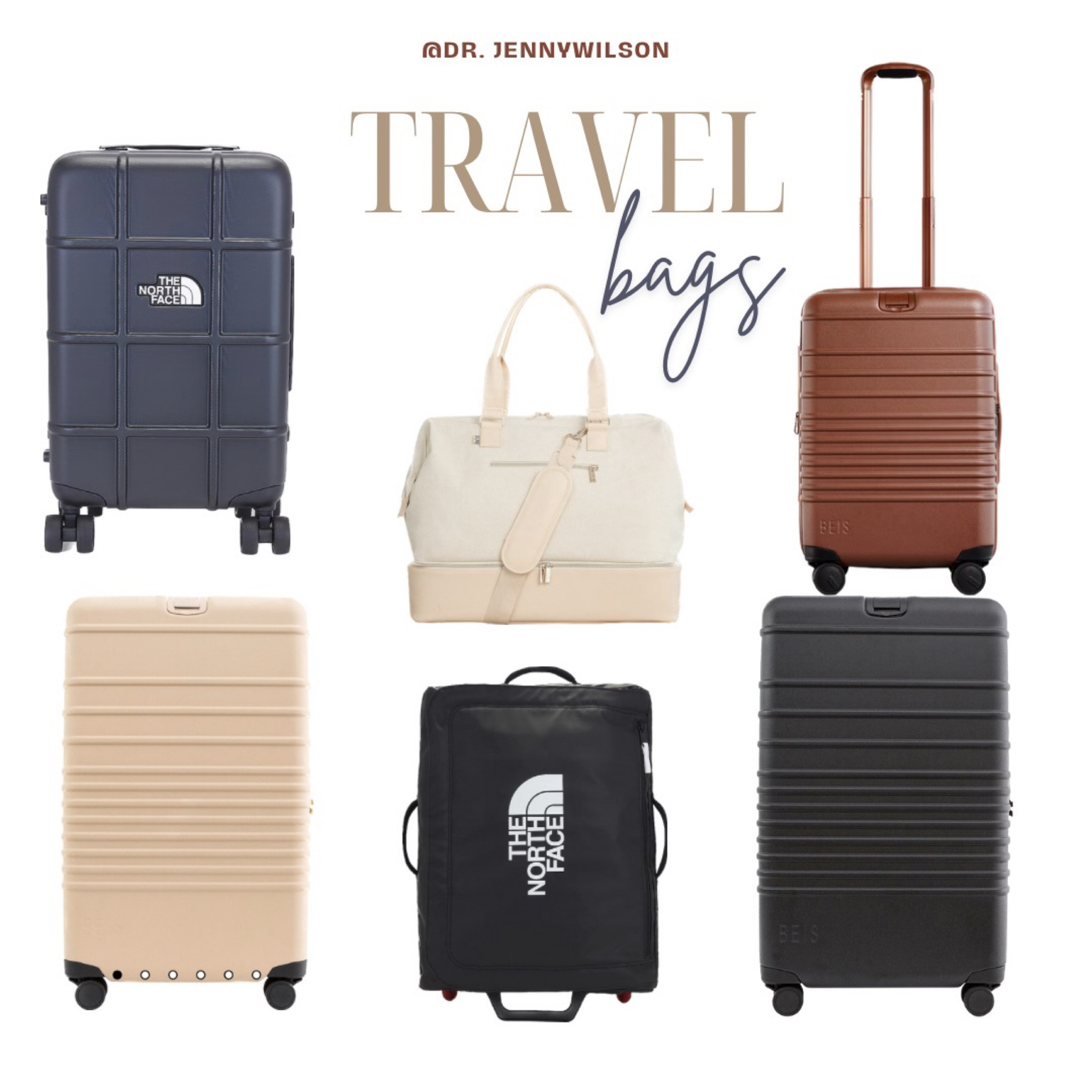 Travel bags!

Neutral, black, brown, blue, men, women, family, carry on, luggage, suit cases, airport, style, stylish.

#LTKFamily #LTKTravel #LTKItBag