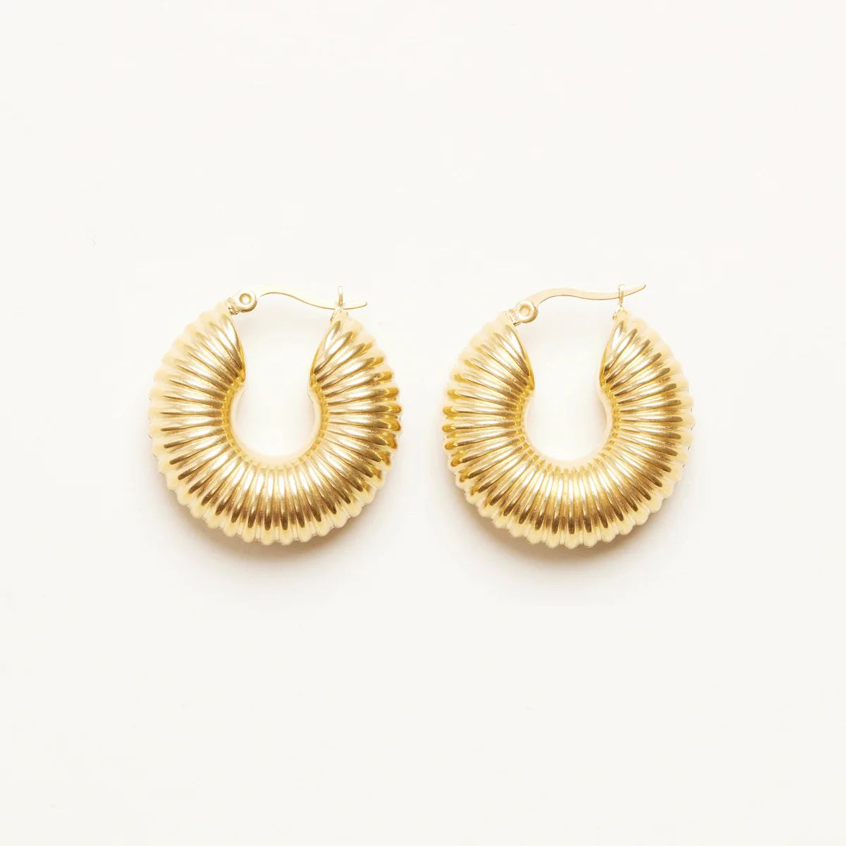 Snail Hoop Earrings | Shapes Studio