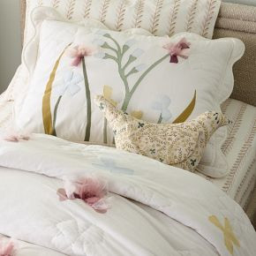 Joseph Altuzarra Botanical Bird Pillow | West Elm (US)