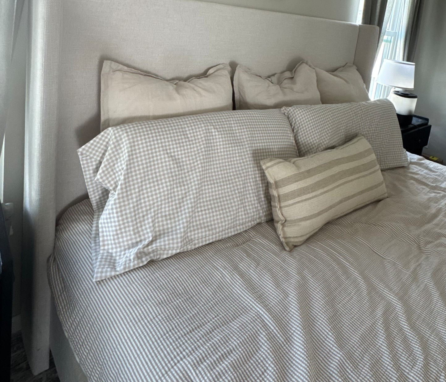 A light and airy bed moment 🤍

#LTKHome #LTKSaleAlert #LTKmomlife