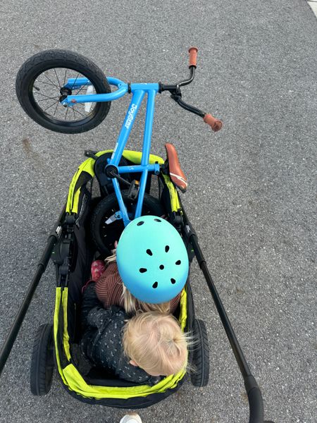 Our favorite wagon for trips and daily walks! It holds quite a bit and even carries both kids AND a heavy bike when my son got too tired! 

#LTKfamily #LTKkids #LTKtravel