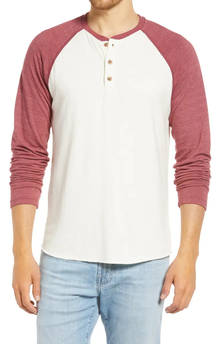 Long Sleeve Baseball Henley | Nordstrom