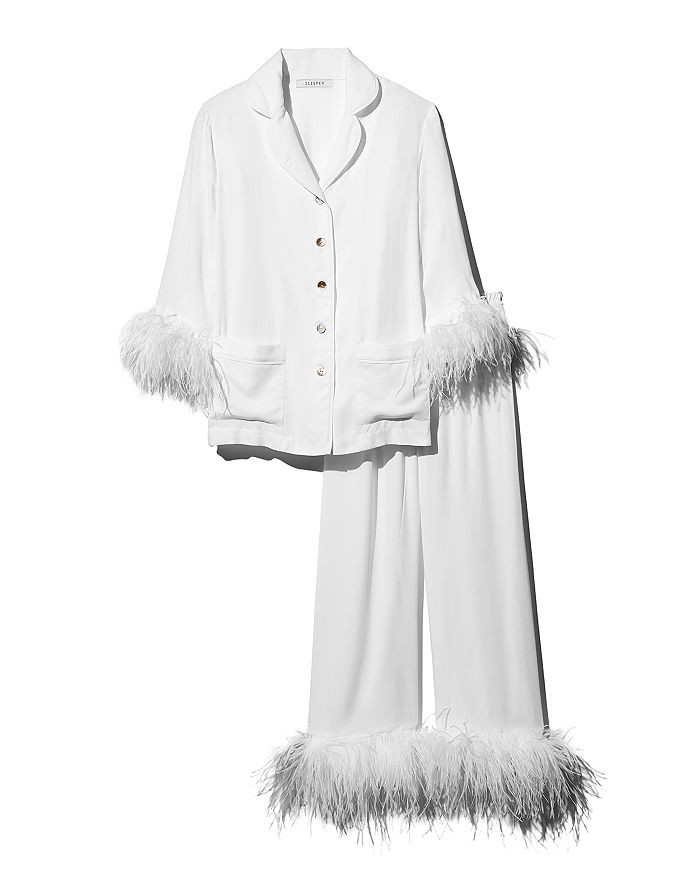 Feather-Trim Pajama Set - 100% Exclusive | Bloomingdale's (US)