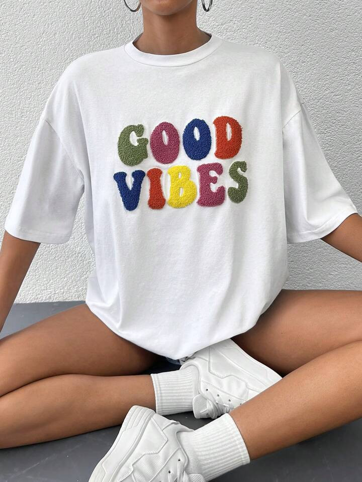 Good vibes T-shirt | SHEIN