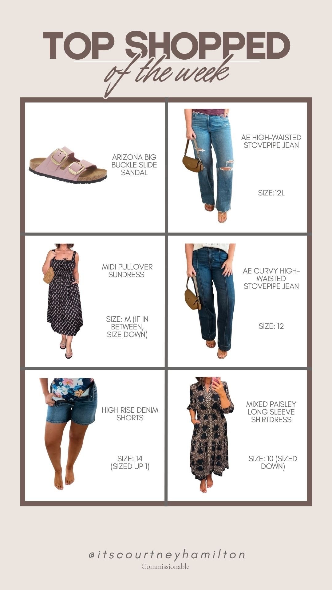 Top Shopped of the Week!! 

Top sellers, watchnow, finds under 100, denim, Nordstrom, Walmart, American Eagle, Courtney Hamilton

#LTKootd #LTKSeasonal #LTKSaleAlert