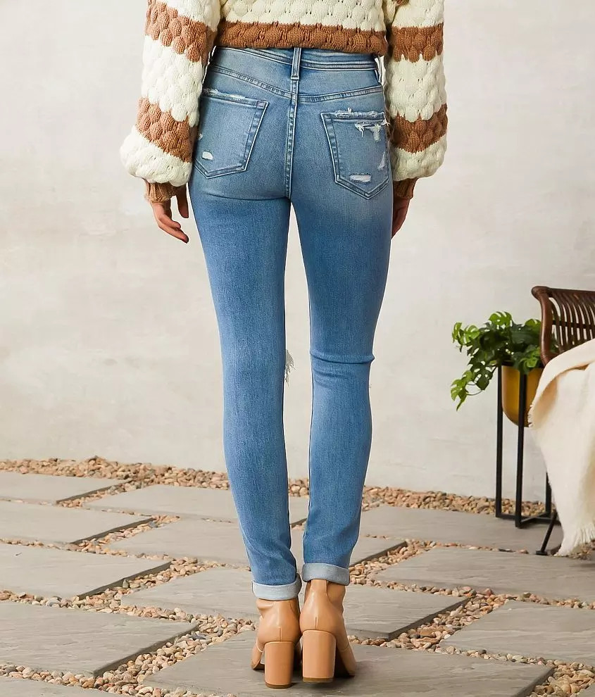 High Rise Ankle Skinny Stretch Jean | Buckle