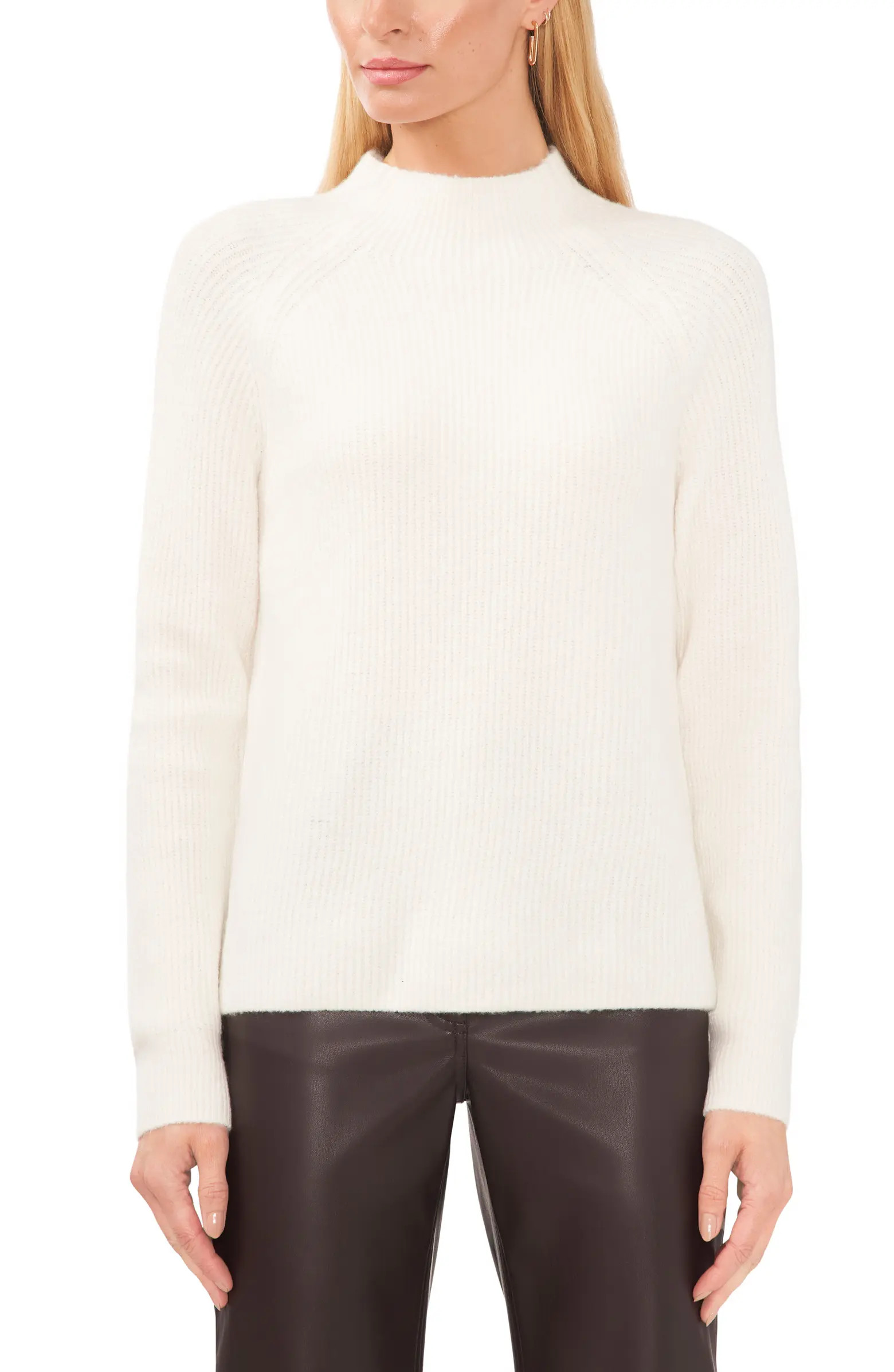 Stripe Funnel Neck Sweater | Nordstrom