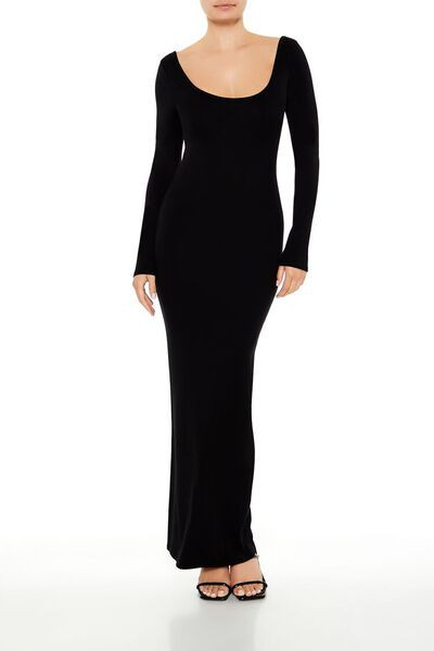 Scoop-Neck Bodycon Maxi Dress | Forever 21