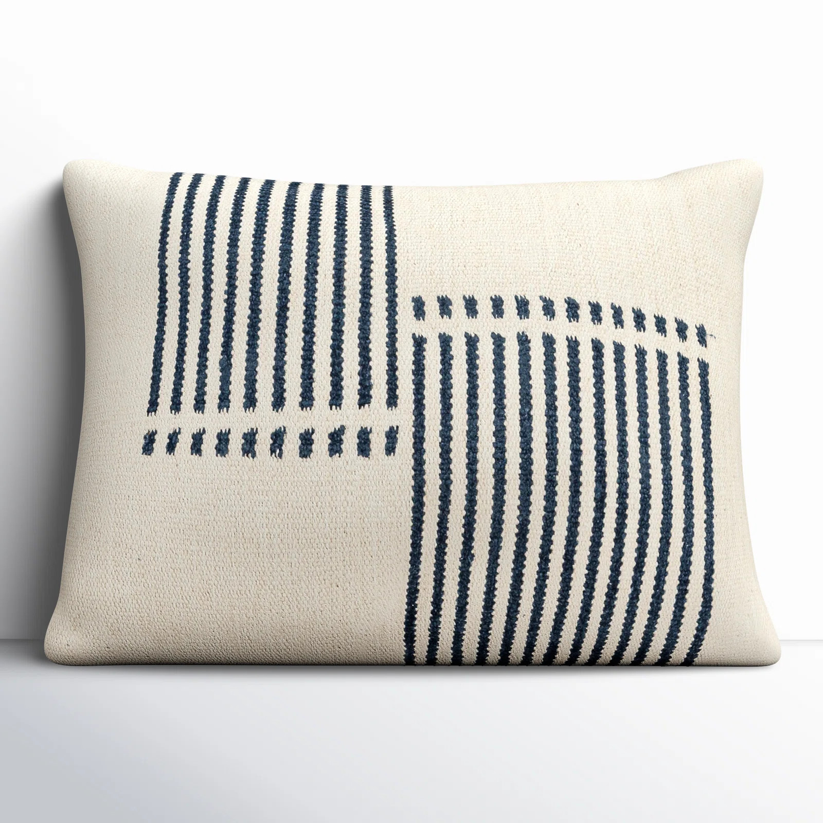 AllModern Carlus Cotton Blend/Chenille Lumbar Rectangular Pillow Cover & Insert & Reviews | Joss ... | Joss & Main