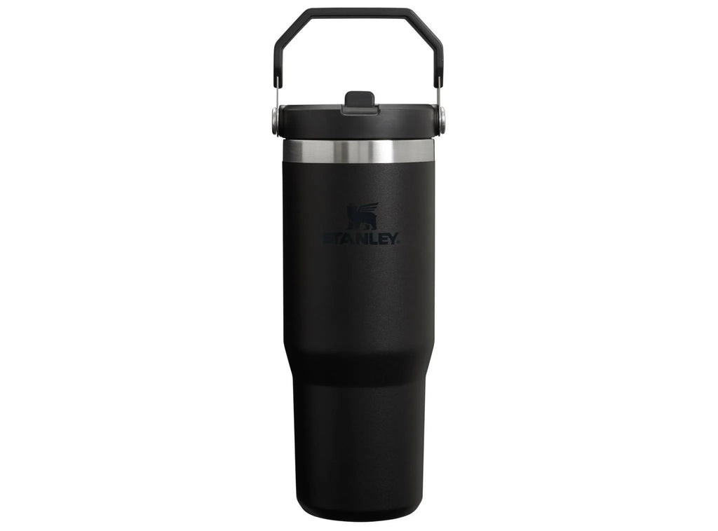 Stanley 30 Oz Stainless Steel Ice Flow Flip Straw Tumbler Black 2.0 | REBEL (formerly Rebelstork)