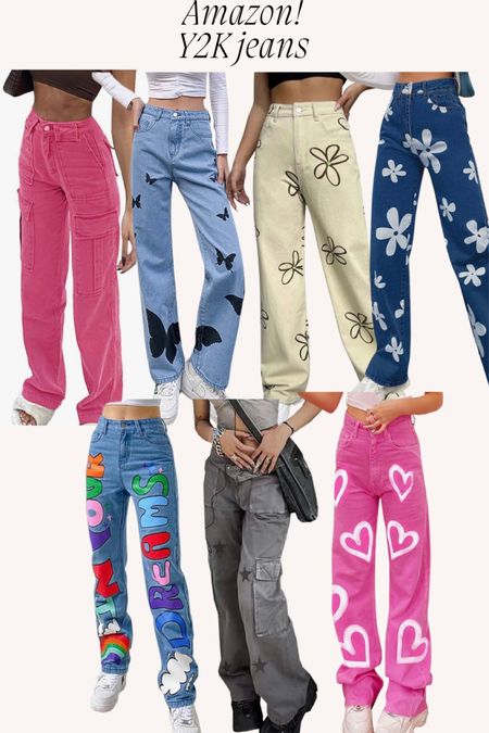 Amazon Y2K jeans, amazon Halloween costume, teen girls, wife leg jeans, trendy denim, Christmas gift for teen girls

#LTKfindsunder50 #LTKHalloween #LTKGiftGuide