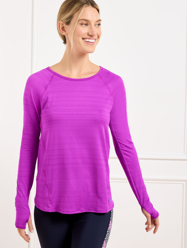 Cool Slub Active Long Sleeve Tee | Talbots