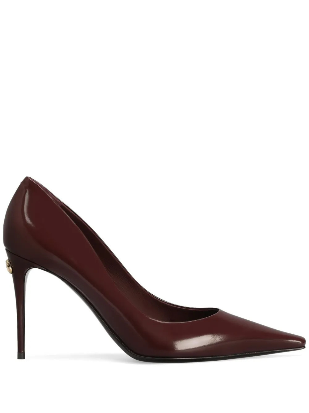 Dolce & Gabbana DNA 90mm Leather Pumps | Red | FARFETCH | Farfetch Global