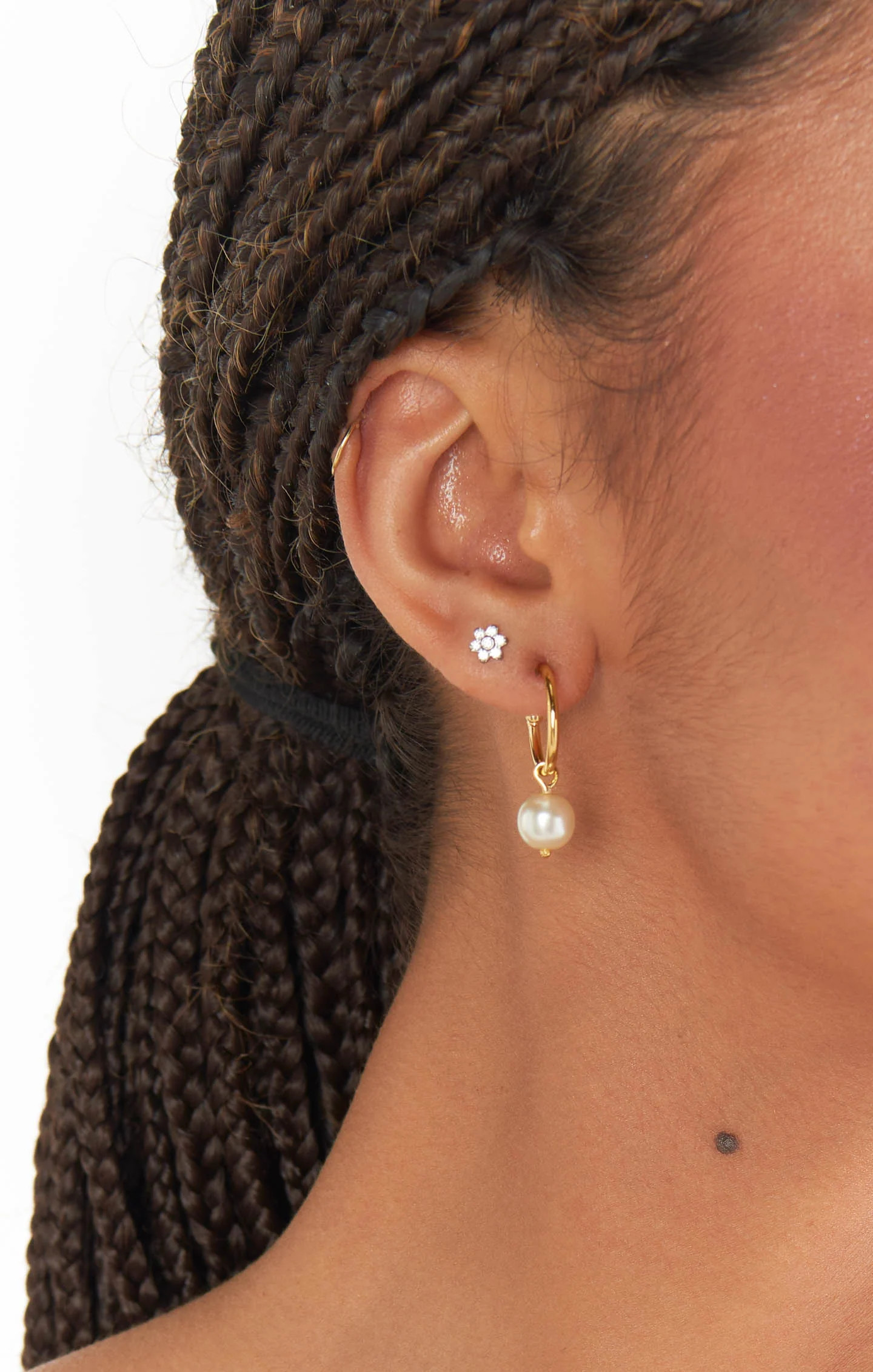 Mumu Weddings x Faithy Jewels Pearl Drop Hoop | Show Me Your Mumu