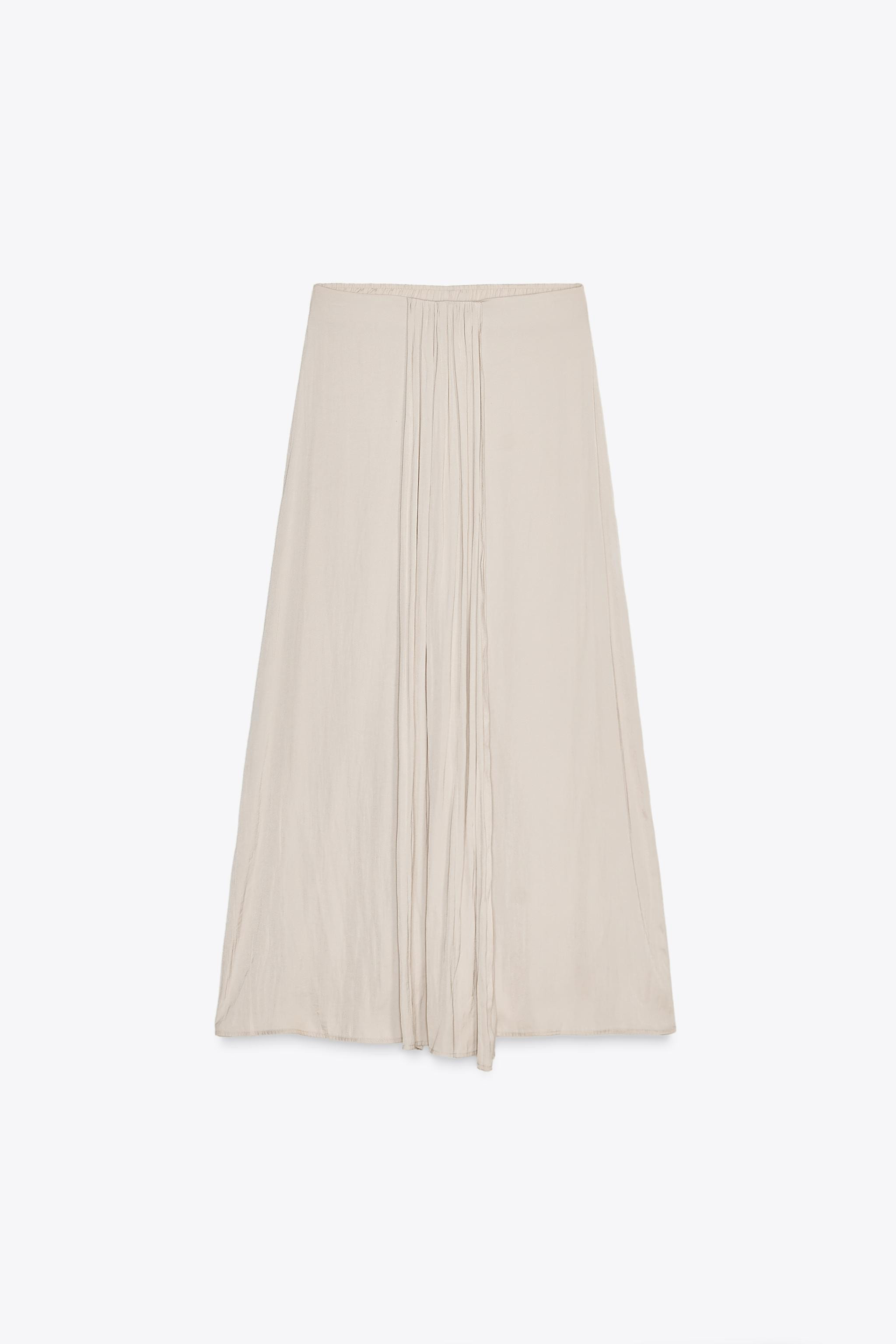 SATIN PAREO TROUSERS | Zara US