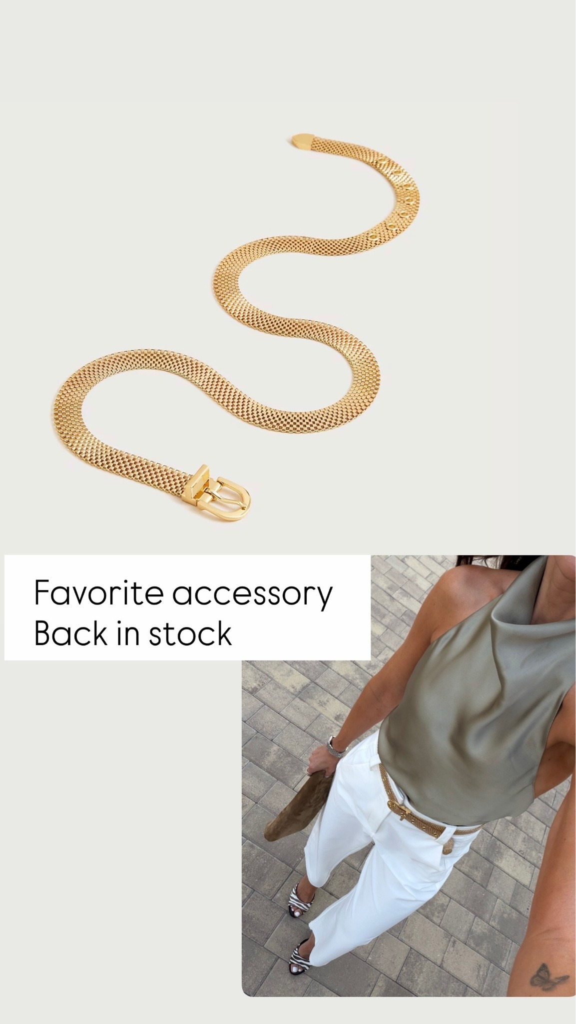 Belt back in stock

#LTKootd #LTKOver40 #LTKSaleAlert