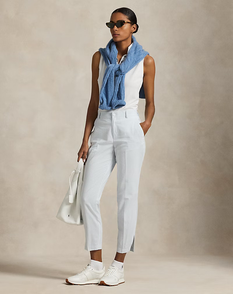 Seersucker 5-Pocket Performance Trouser | Ralph Lauren (IE)