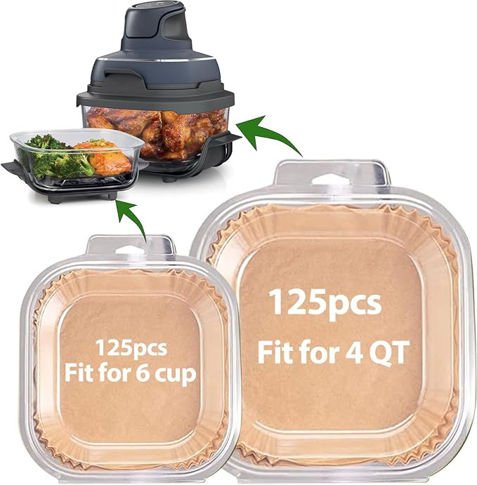 Air Fryer Liners for Ninja Crispi, Disposable Ninja Crispi Accessories | Amazon (US)
