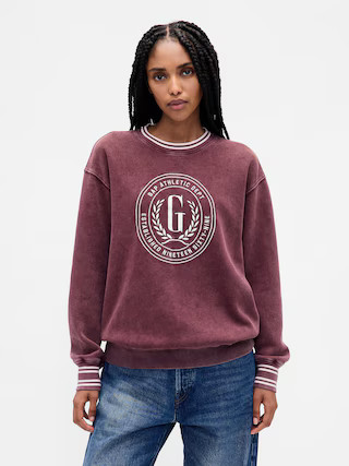 VintageSoft Oversized Logo Sweatshirt | Gap | Gap (US)