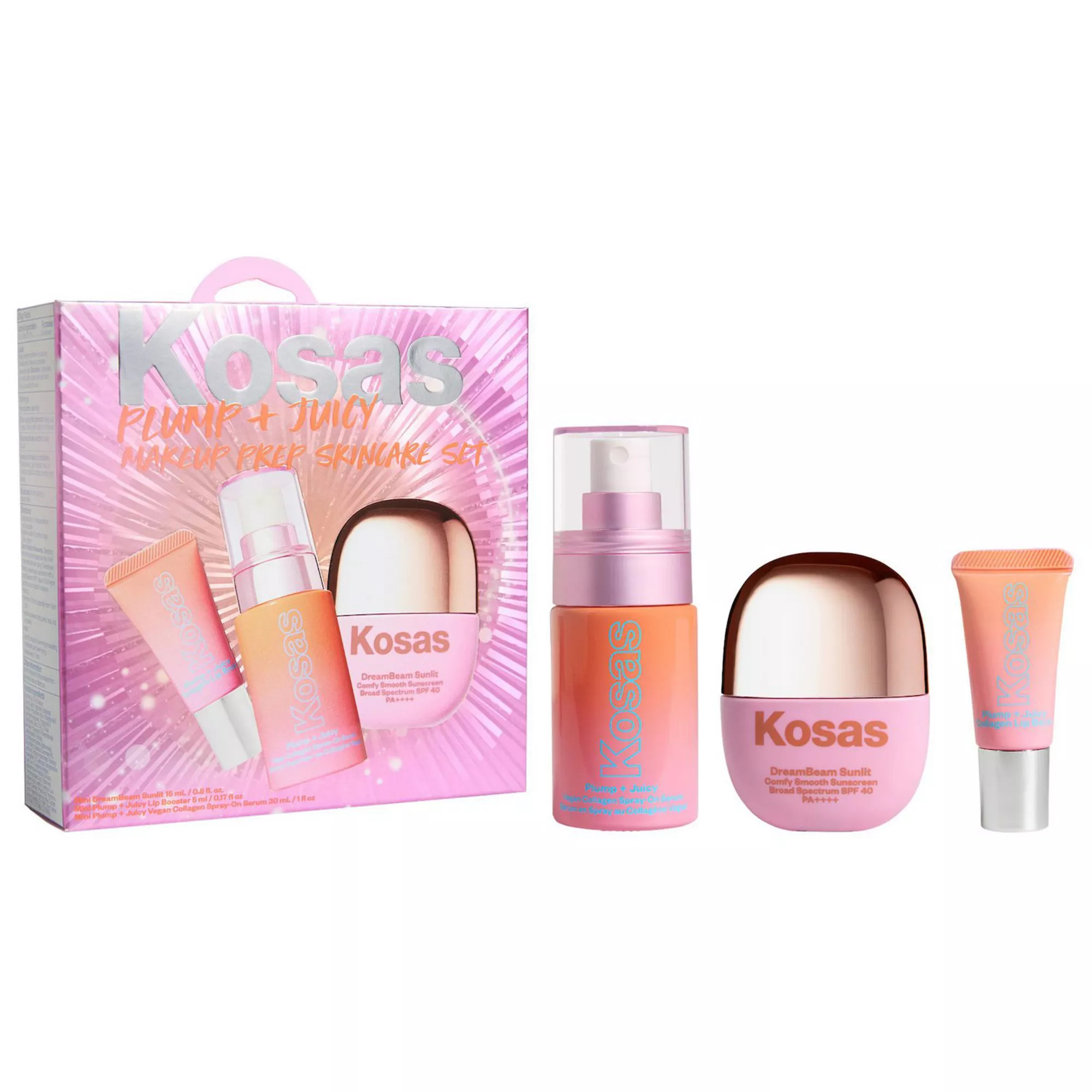 Kosas Plump + Juicy Makeup Prep Skincare Set | Kohl's