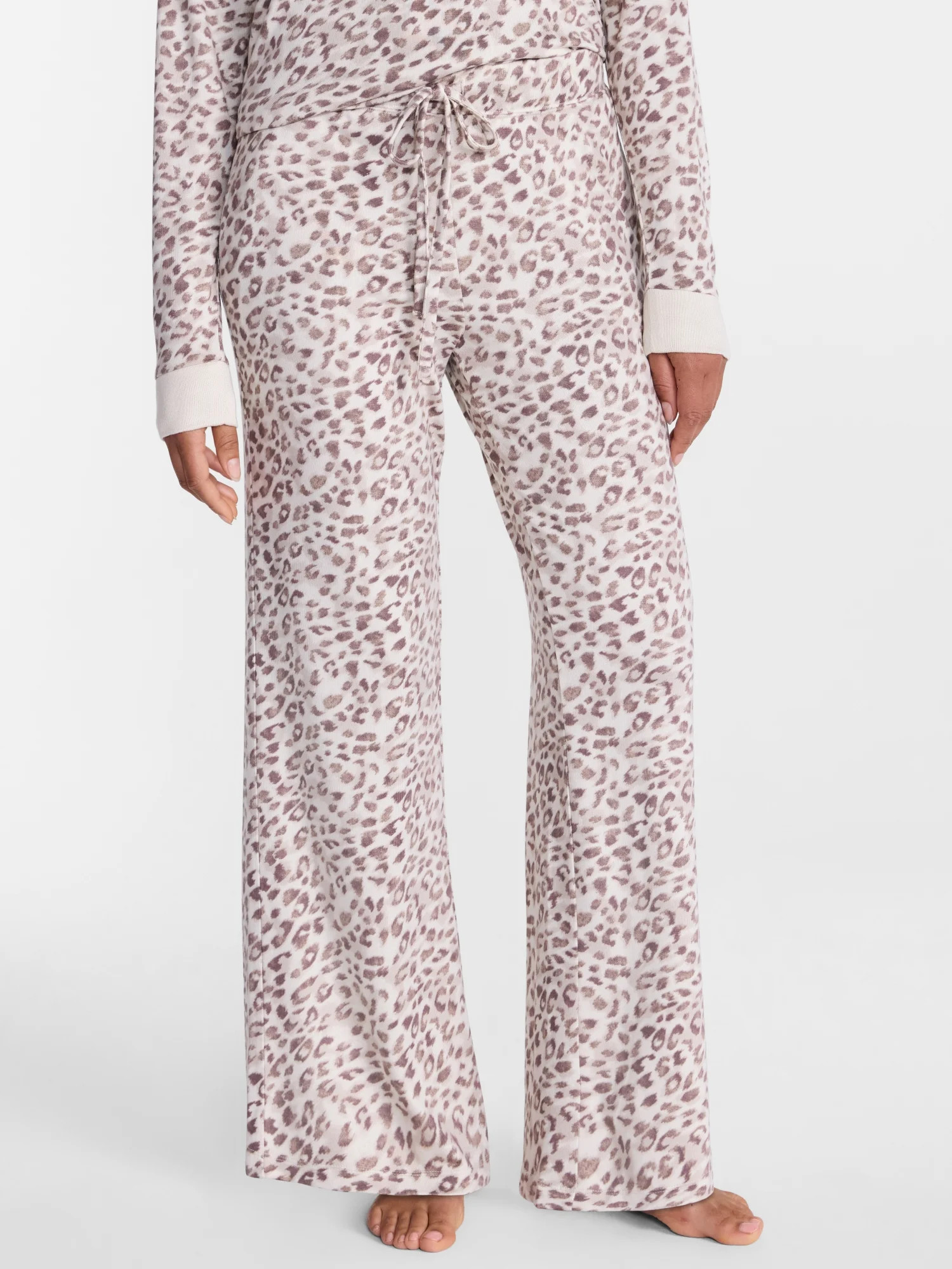 Joyspun Women's Cozy Lounge Collection Hacci Knit Sleep Pants, Sizes XS-3X | Walmart (US)