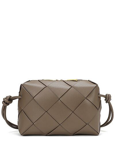 Quilted Smooth Leather Messenger Bag | Gilt & Gilt City