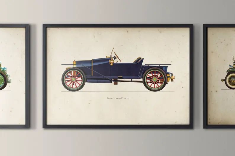 Cars Art - Cars Print - Cars Decor -  Cars Art -  Vintage Car Print - Cars Nursry Room Decor - Bo... | Etsy (US)