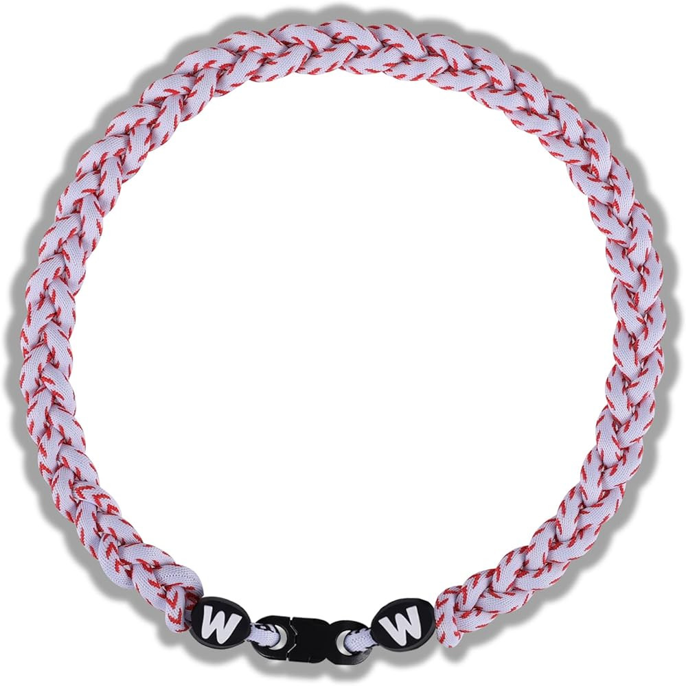 Premium 18inch Baseball Necklace w/Nylon Tri-Braided Rope Tornado Design | Amazon (US)