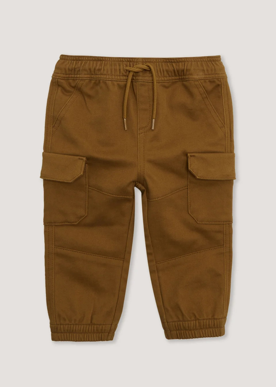 Boys Tan Knitted Cargo Trousers (9mths-6yrs) | Matalan (UK)