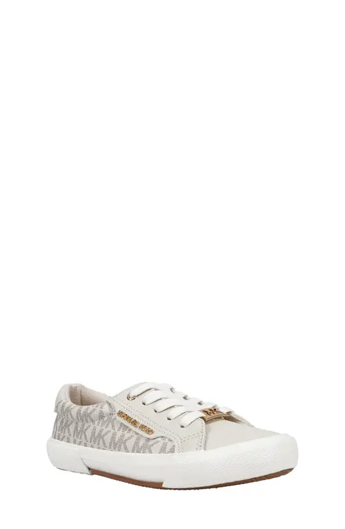 MICHAEL Michael Kors Kids' Izetta Sneaker in Vanilla/Mocha at Nordstrom, Size 13 M | Nordstrom