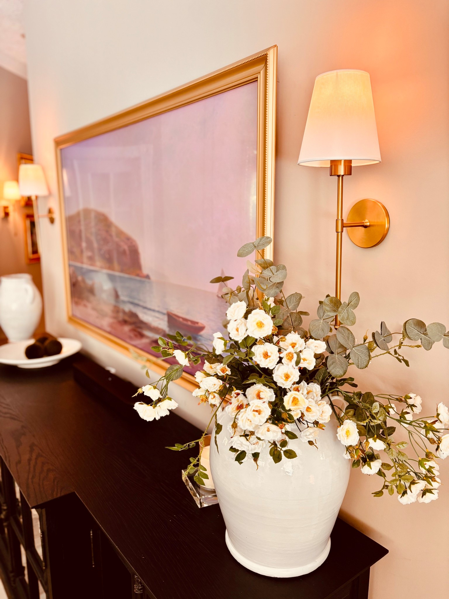 No wire sconces self adhesive sconces gold sconces for media console sconces for less 

#LTKFindsUnder100 #LTKHome