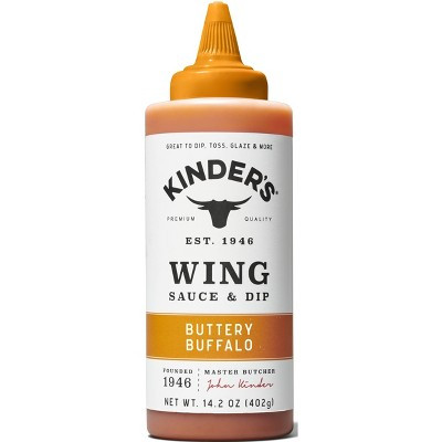 Kinder's Gluten Free Buttery Buffalo Wing Sauce and Dip - 14.2oz | Target