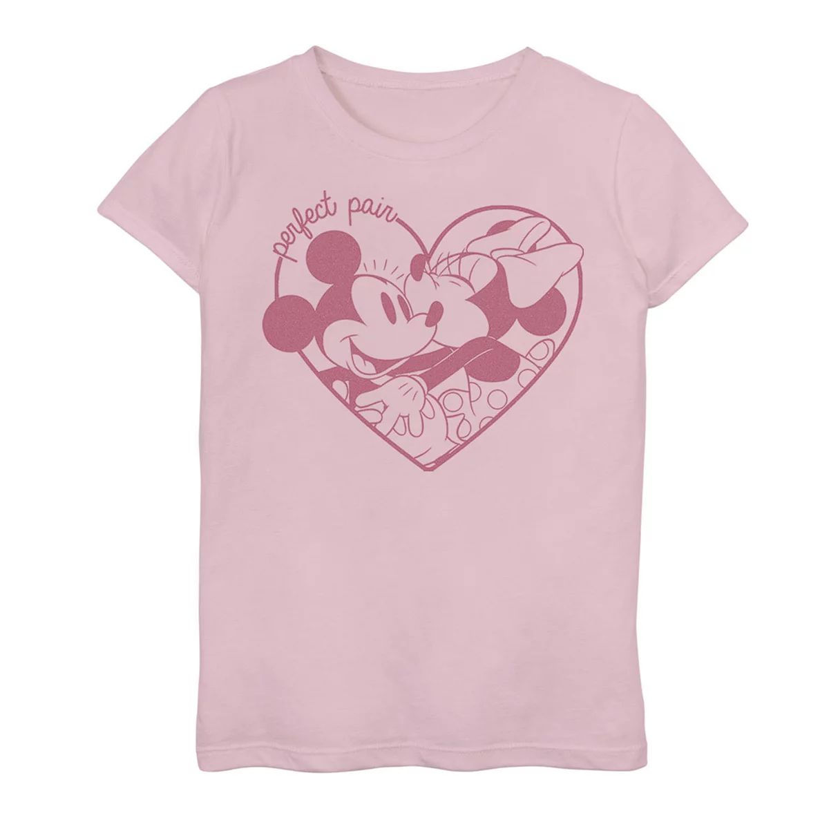 Girls 7-16 Disney's Mickey And Minnie Mouse Perfect Pair Valentine's Day Tee | Kohl's