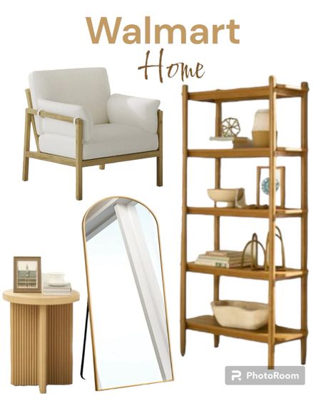 Walmart home decor. Chairs, side table and mirror. 

#furniture 
#walmarthome

#LTKhome