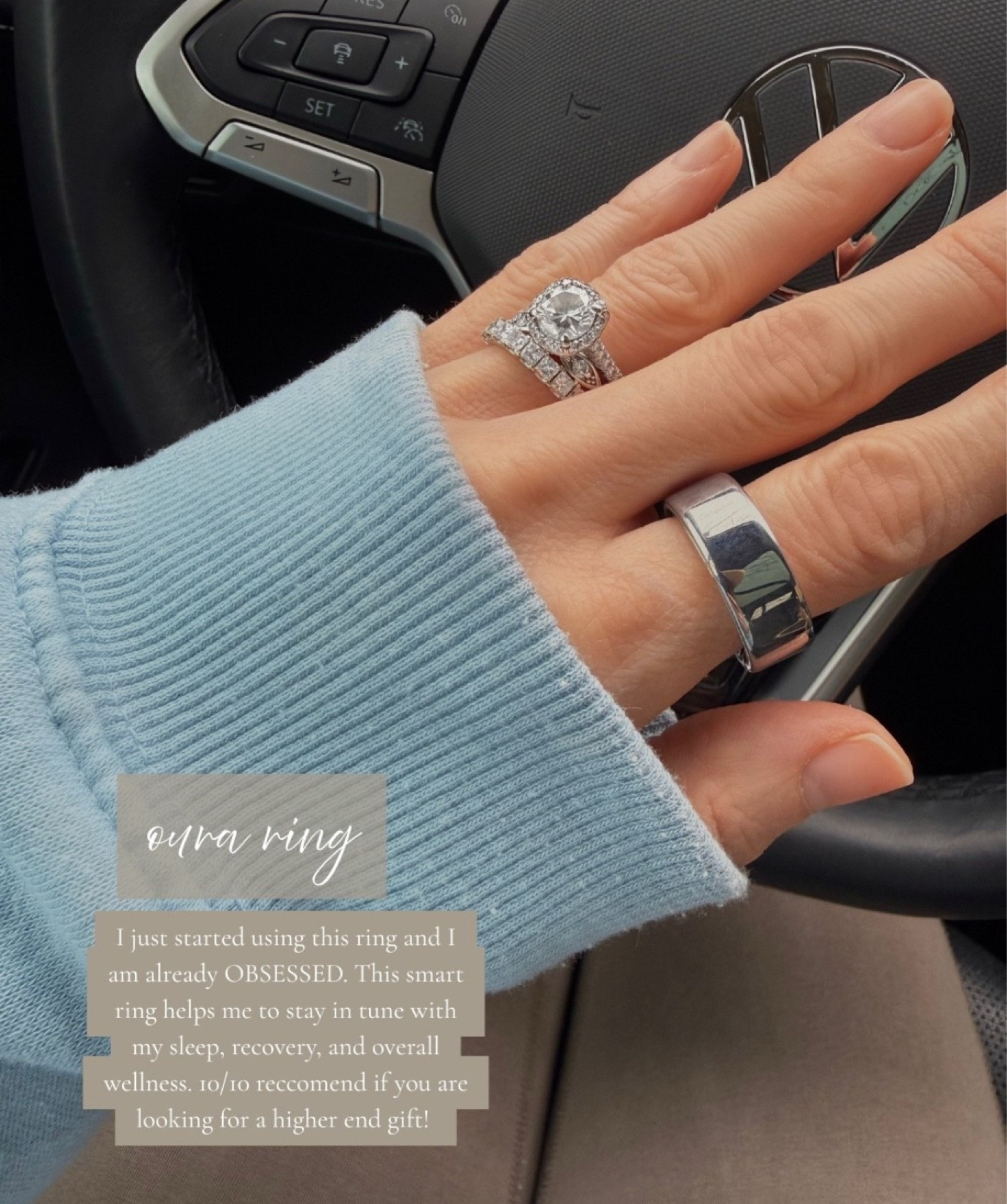 I recently got this and I have been obsessed! It attracts your sleep, stress, workouts, and overall wellness