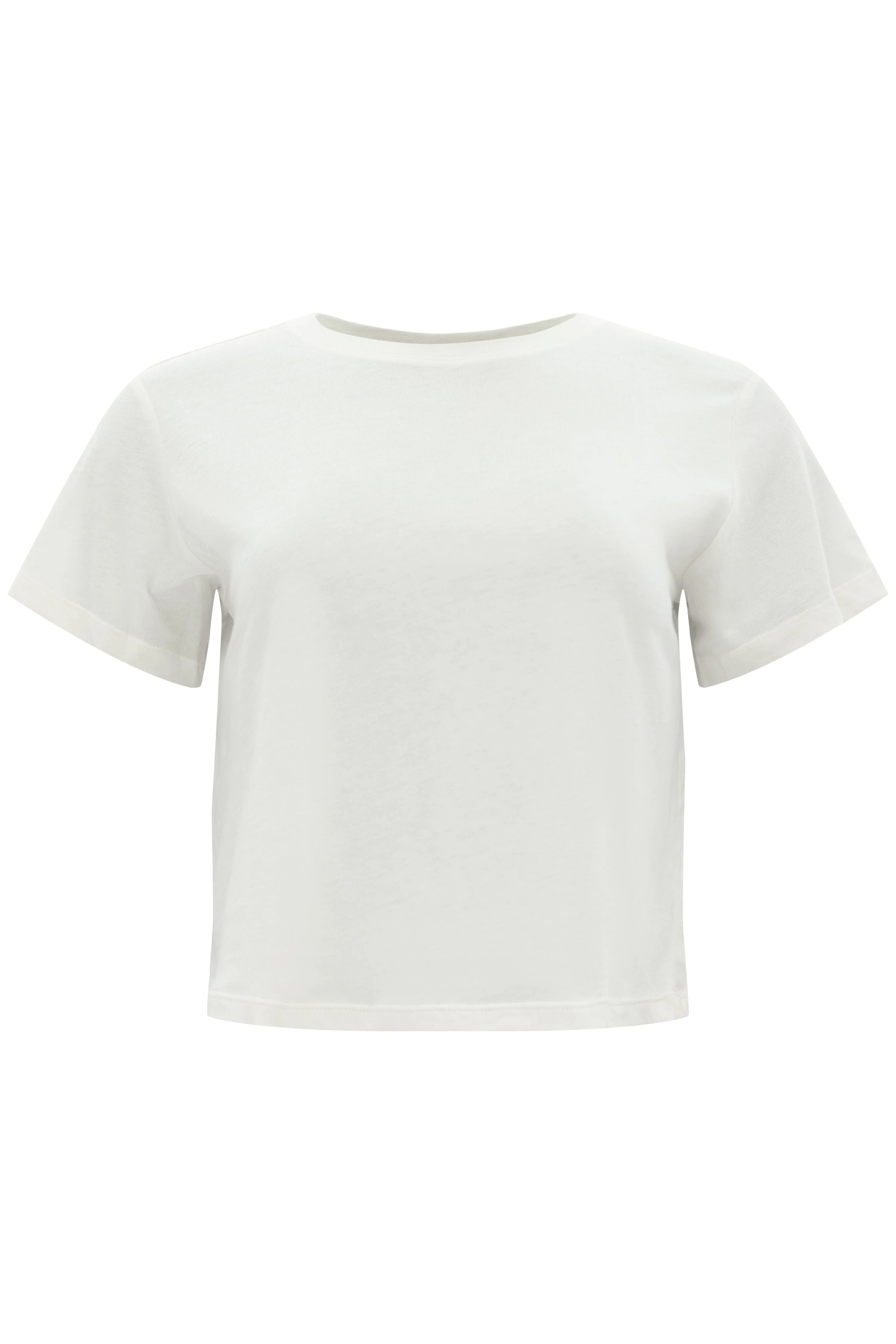 Ivory Recycled Cotton Cropped Crew | Girlfriend Collective
