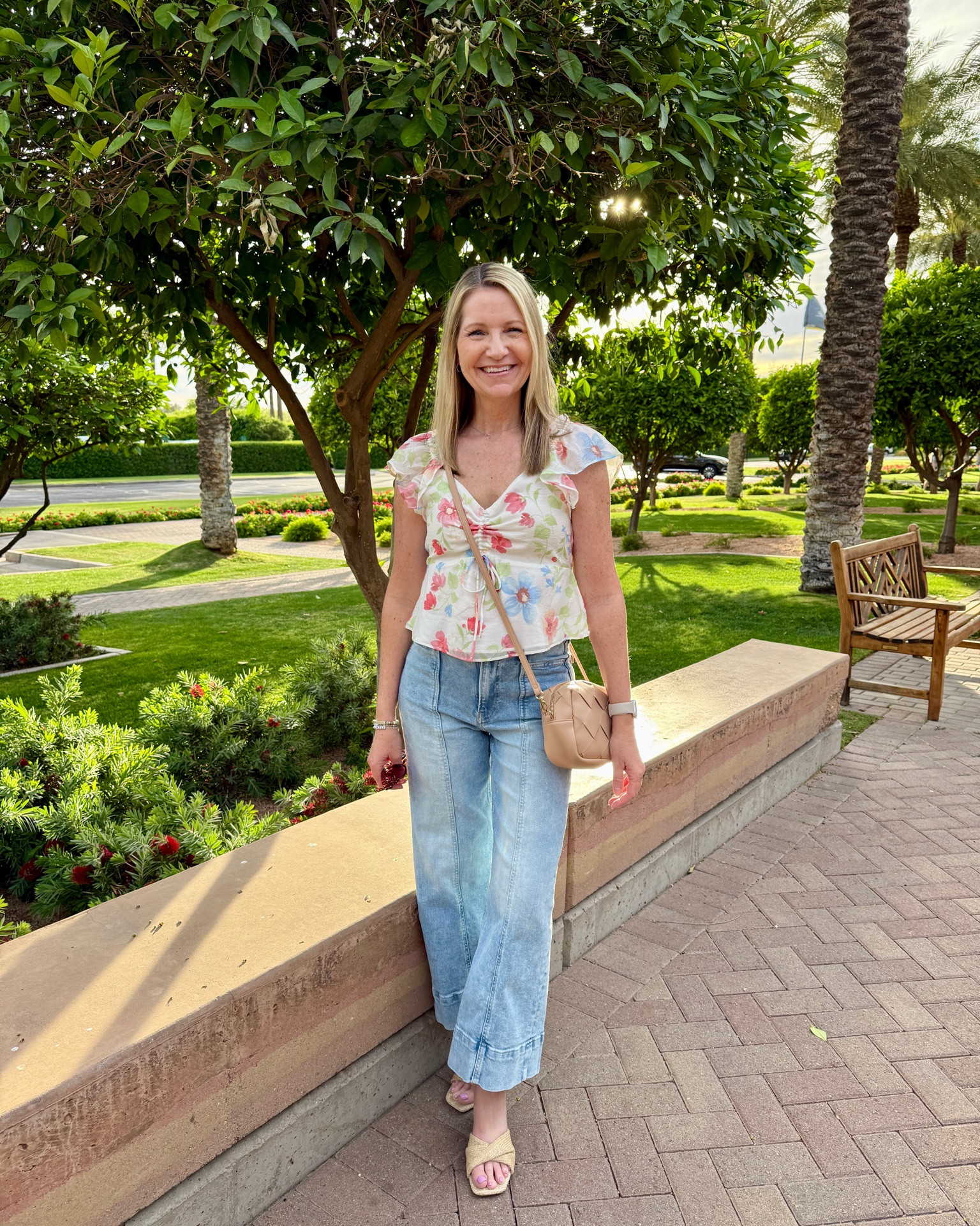 Old Navy tops are 50% off including both of these recent finds. My wide leg jeans are also on sale for cardholders.

#LTKootd #LTKOver40 #LTKmomlife