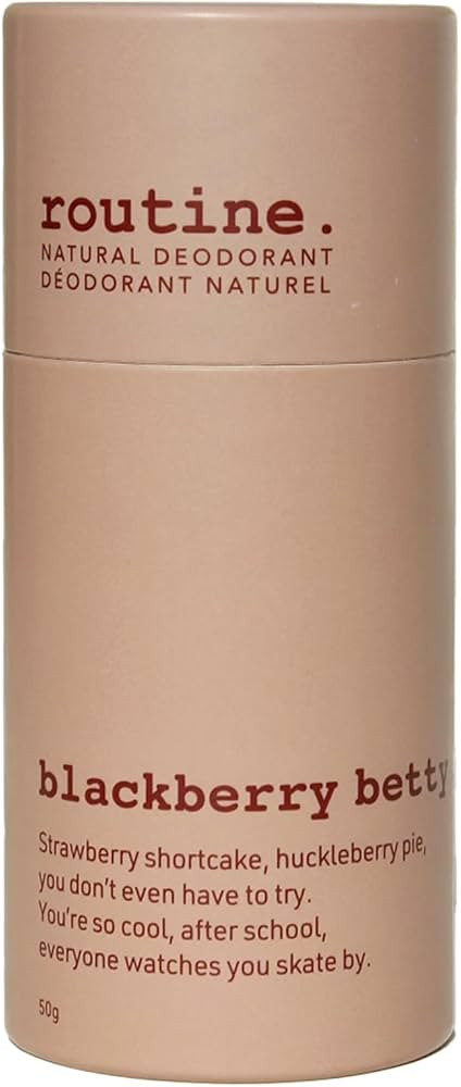 Routine Natural Deodorant|Blackberry Betty: Blackberry, Raspberry & Vanilla|Sensitive Skin Formul... | Amazon (CA)