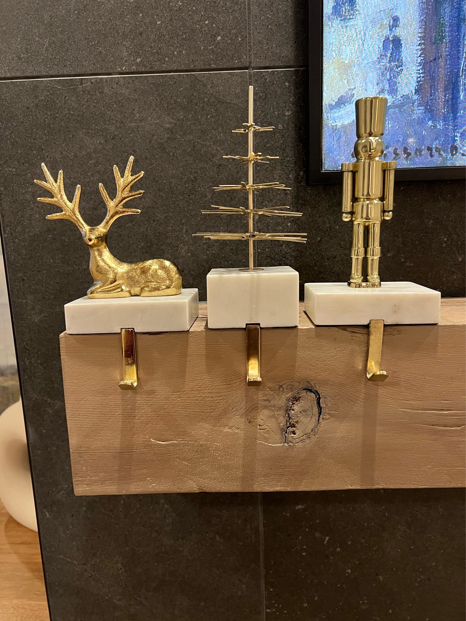 Stocking holders / Christmas decor / Mantelpiece / Mantel decor / Holiday decor / 



#LTKSeasonal #LTKHoliday #LTKunder100