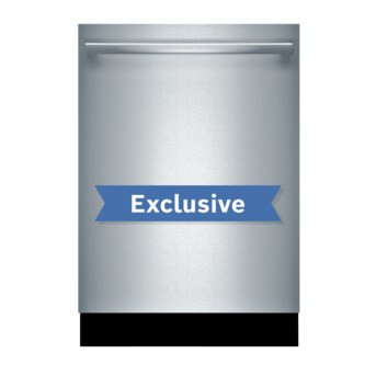 Bosch 100 Series Top Control 24-in Built-In Dishwasher (Stainless Steel), 48-dBA | Lowe's