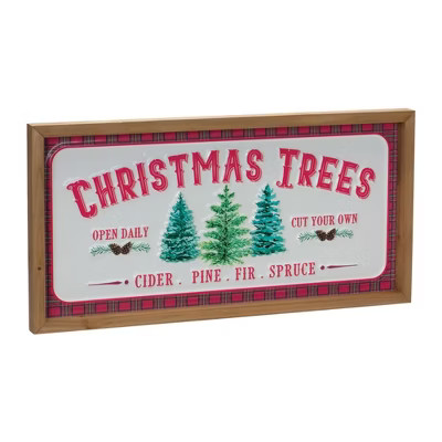 Melrose Christmas Tree Wall Sign (Set of 2) | Target