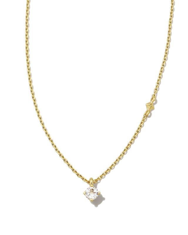 Maisie 18k Gold Vermeil Pendant Necklace in White Topaz | Kendra Scott | Kendra Scott