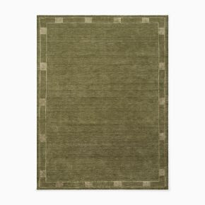 Pierce &amp; Ward Deco Border Handwoven Wool Rug | West Elm (US)