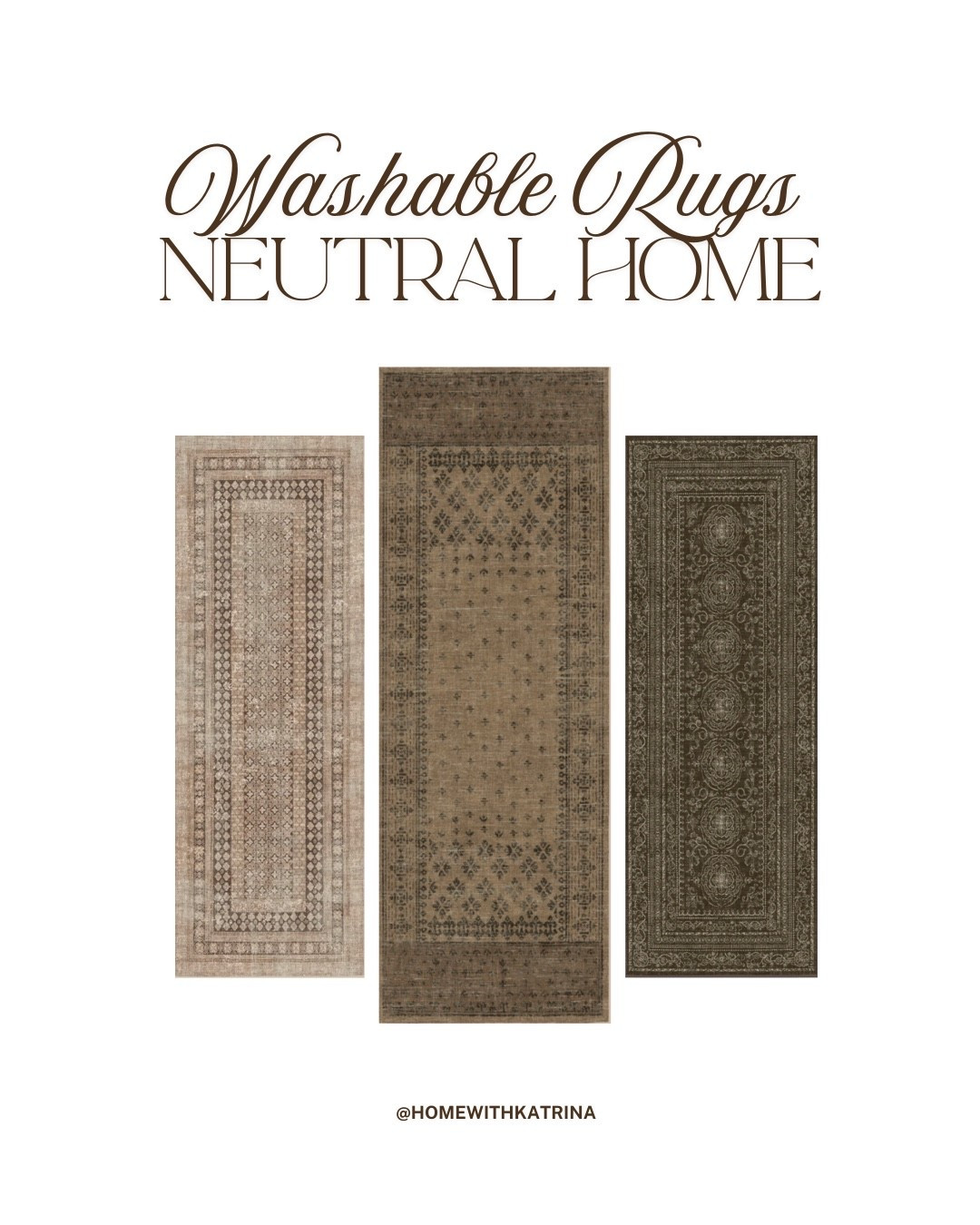 Best Washable Runner Rugs for Busy Homes 🐶👶✨

Easy to clean and perfect for families, pets, spills, and everyday life.

Runner rug, washable rug, area rug, neutral home 