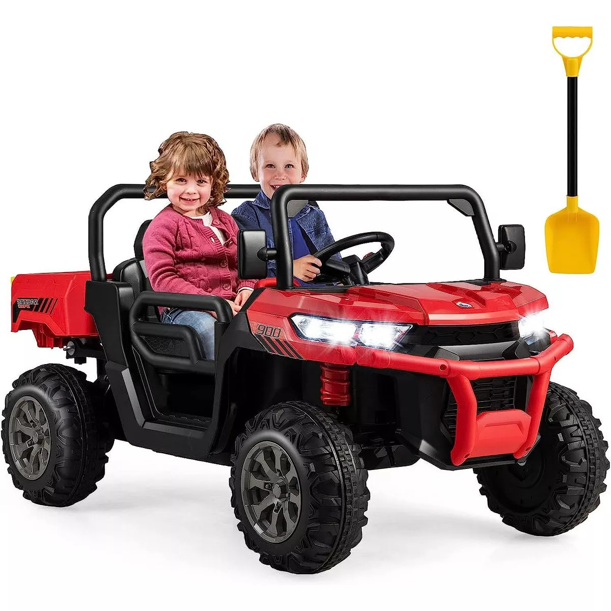 Costway 12V Electric Kids UTV 2-Seater Ride on Car with Remote Control Electric Dump Bed Rocking ... | Target