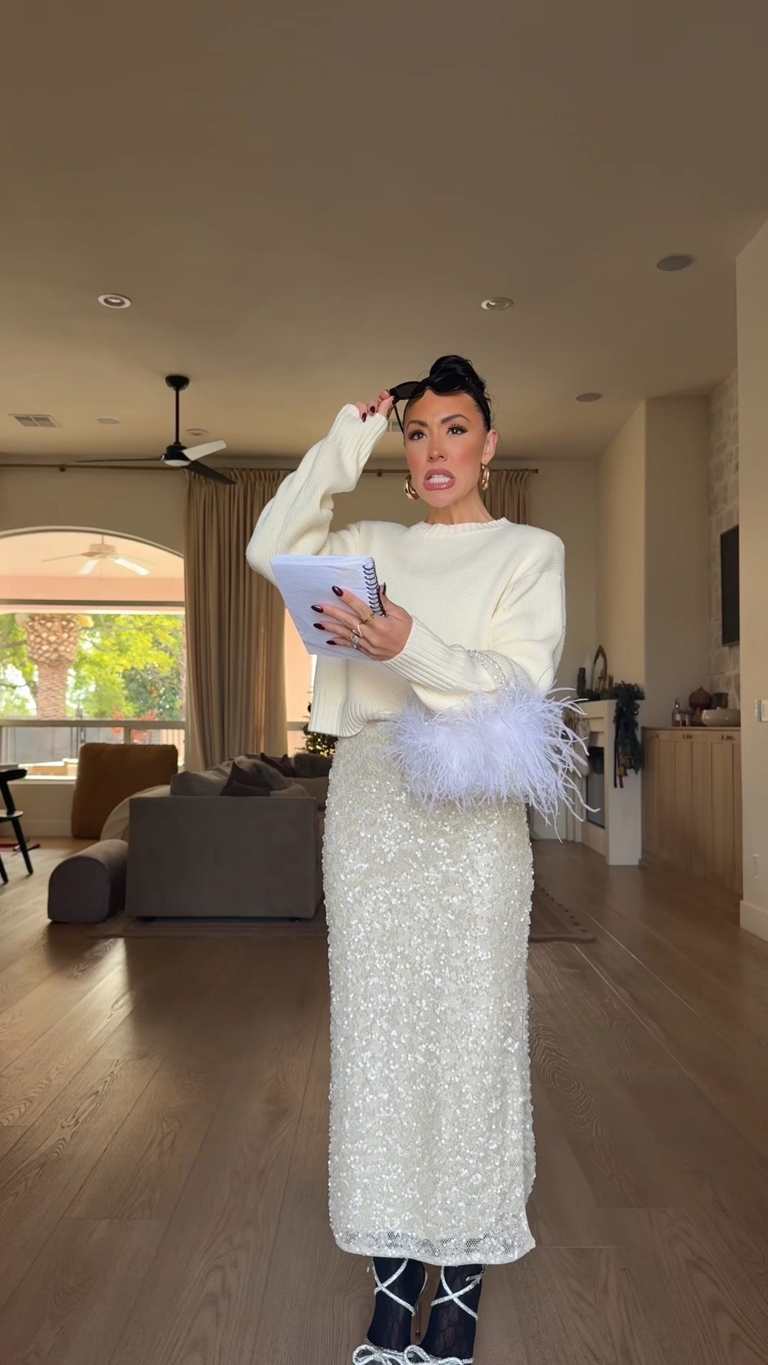 Target new years looks!!! How good are all of these edgy pieces?! 
Wearing a size XS in all pieces except the track pants I am in a small! 



#LTKSeasonal #LTKootd #LTKHoliday