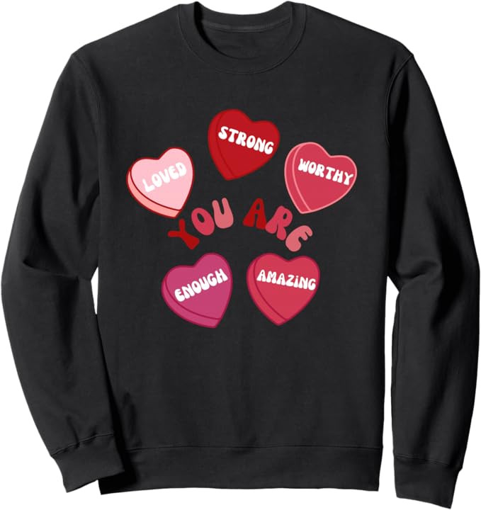 You Are Loved Valentine's Day Sweatshirt | Amazon (US)