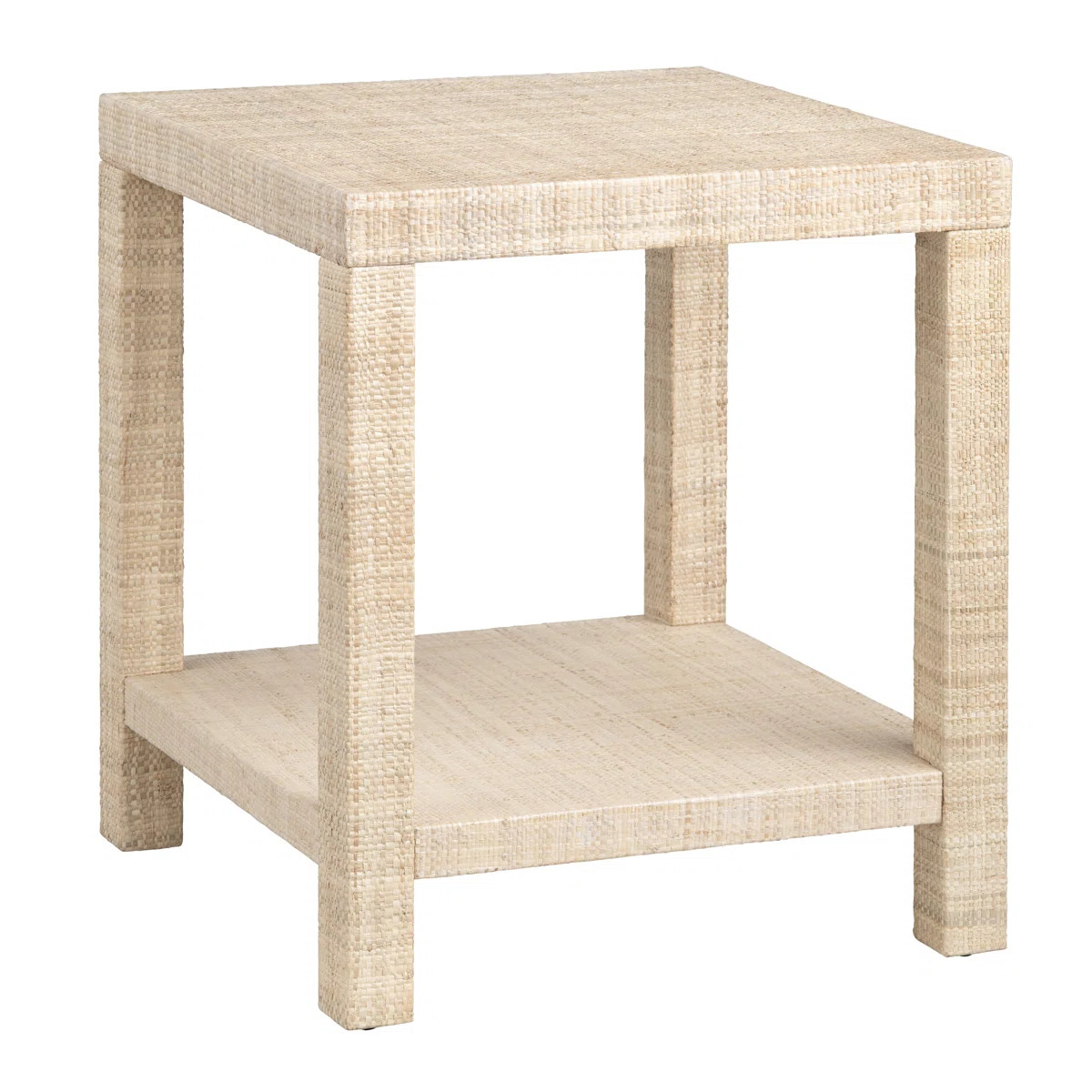 Montrail Raffia Square End Table | Wayfair North America