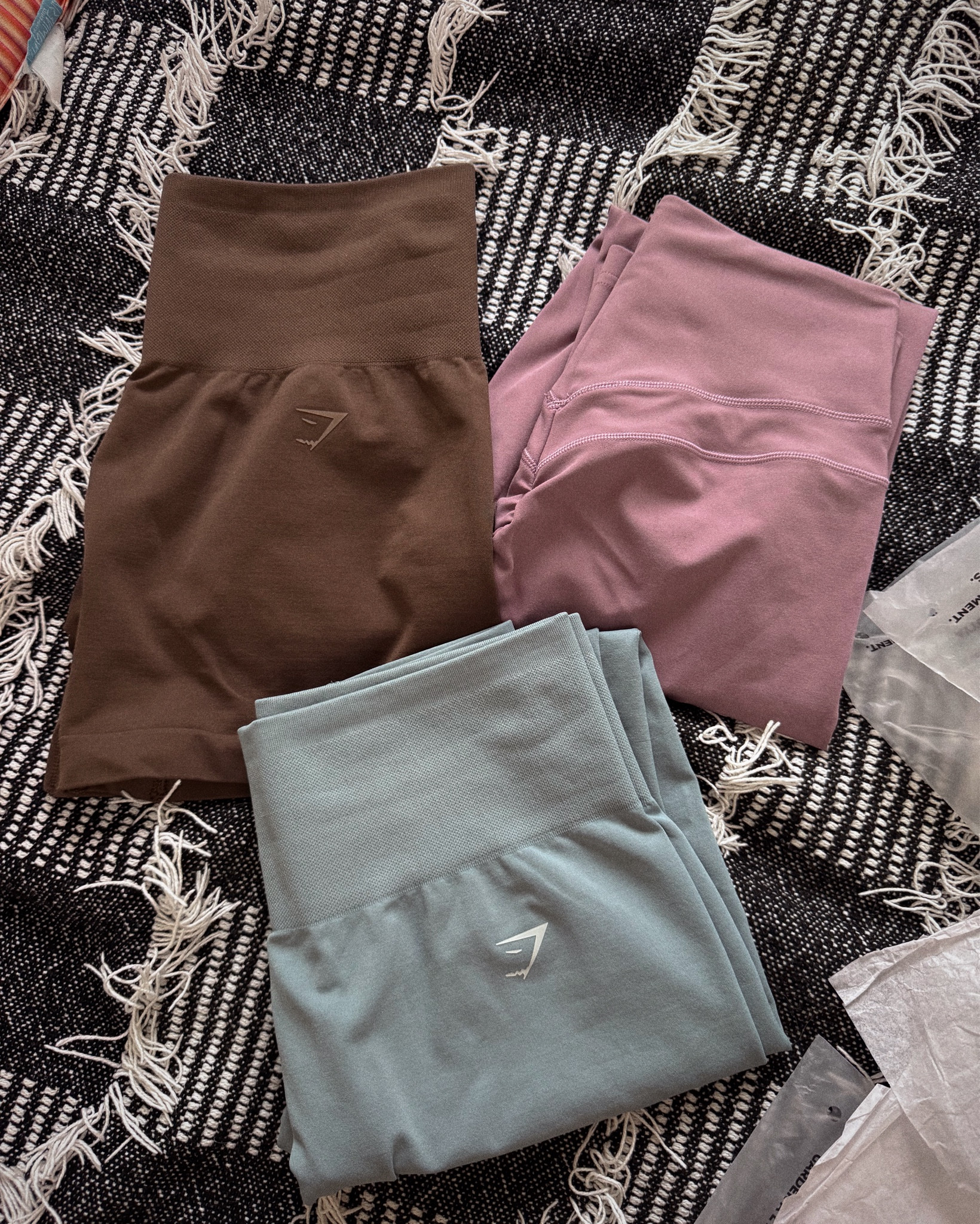 Spring colors GymShark workout bottoms 🤎🌺 

#LTKFindsUnder100 #LTKSeasonal #LTKActive